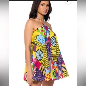 akira neon dress LIFE IN PLASTIC LATEX MINI DRESS IN NEON YELLOW